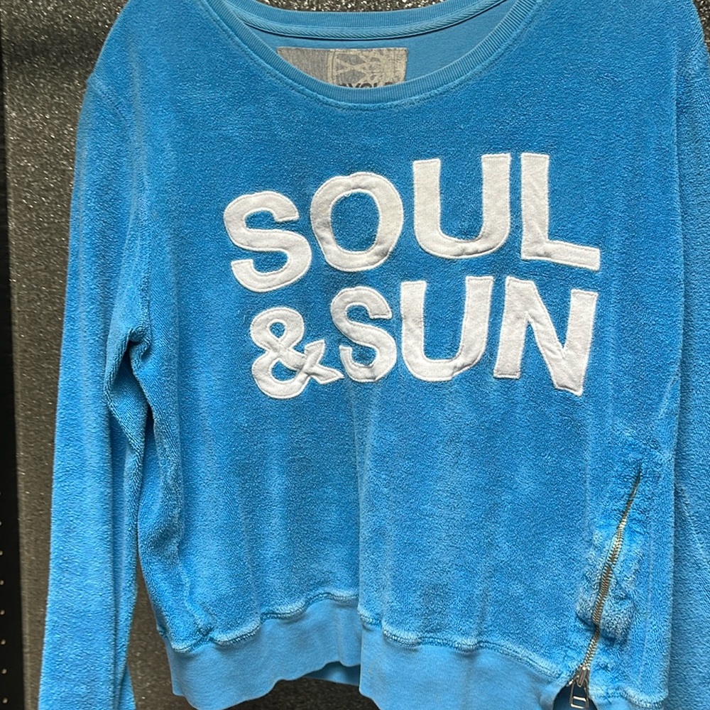 SoulCycle XS French Terry sweatshirt ‘soul & sun’
